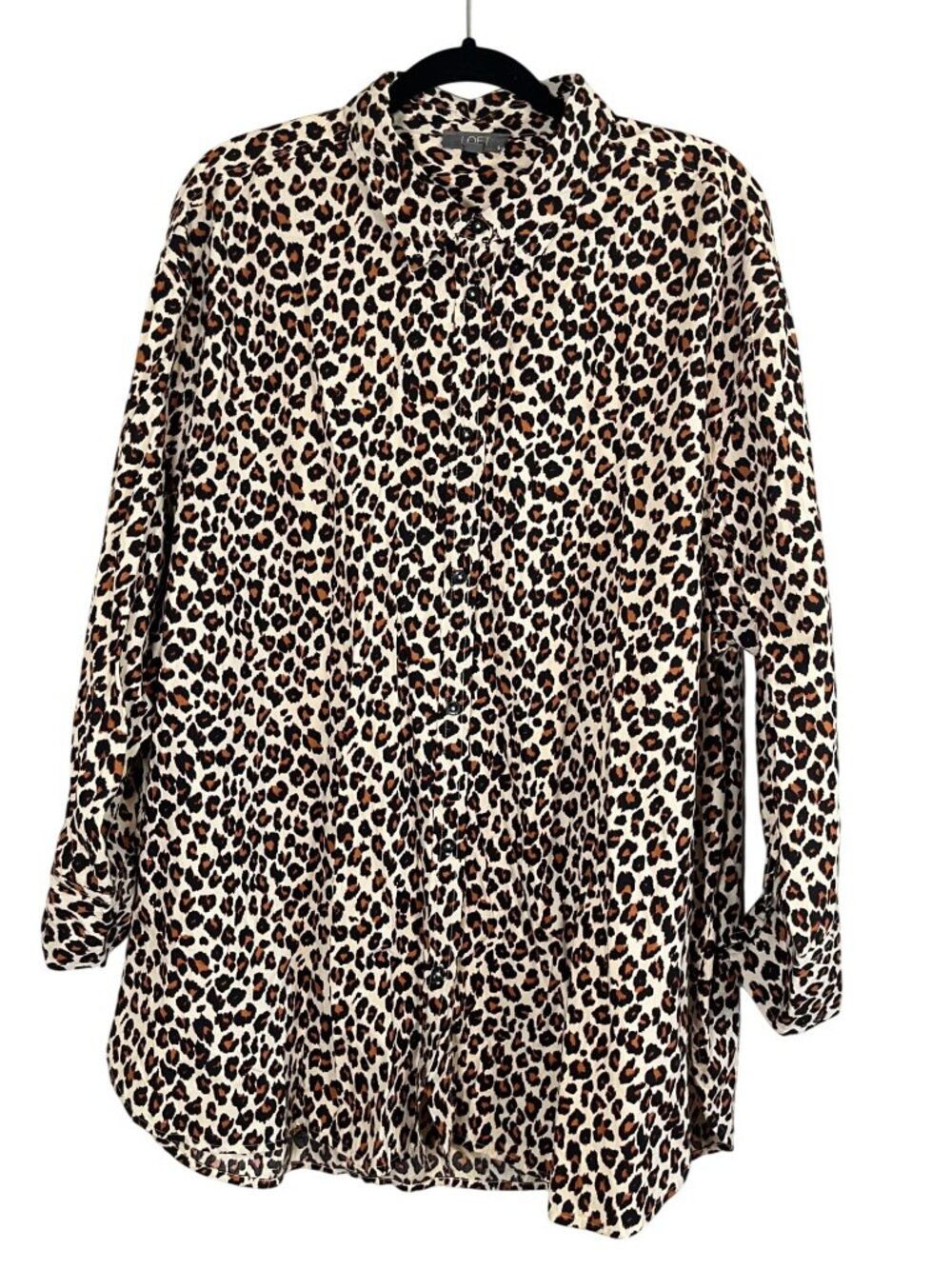 Neutral Animal Print Dress XL Brown Cheetah Safari Capsule Resort Classic Chic